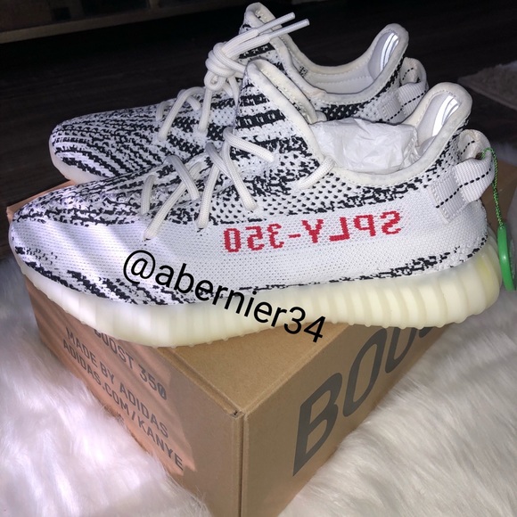 zebra yeezy size 7